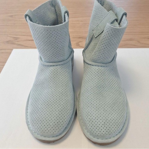 Ugg boots light blue - Gem NWOT UGG Perforated Ankle Boots in Light Gray